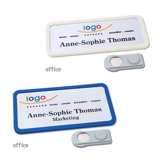 Tarjetas identificativas OFFICE magnéticas 