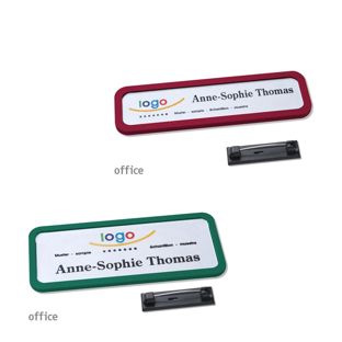 Tarjetas identificativas prendedor OFFICE 