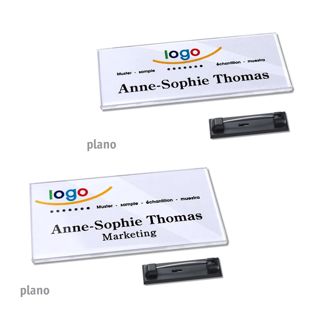 Tarjetas identificativas prendedor PLANO 