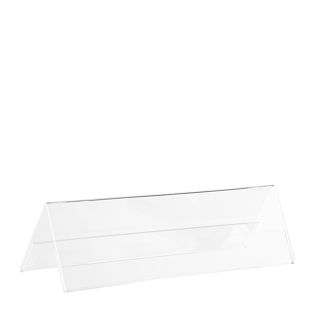 Portanombre de mesa, metacrilato 1/2 A5  | Formato horizontal 