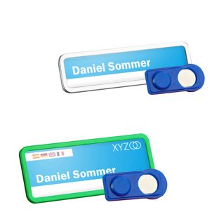 Tarjetas identificativas TEAM magnéticas 