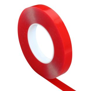 Cinta adhesiva de acrilato puro de doble cara, de alta transparencia, 0,5 mm de espesor, adherencia fuerte, OL50 