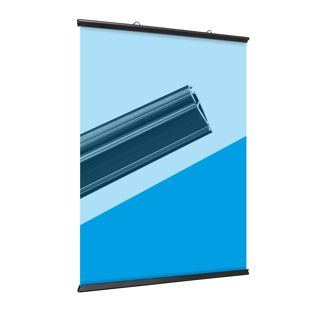 Porrta carteles, plástico 