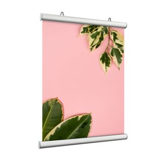Porta carteles, aluminio, abatibles 