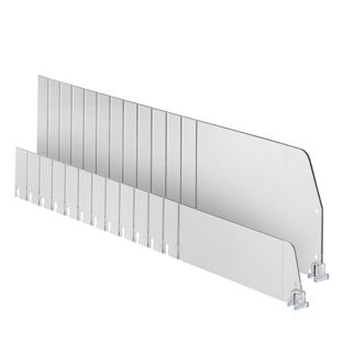 Separador "Flexible" sin tope frontal, transparente 