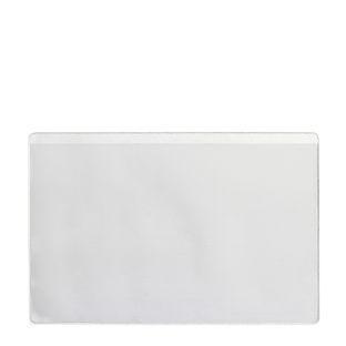 Sobres para tarjetas de visita, autoadhesivos, lámina de PP 95 x 60 mm  | lámina frontal acortada 