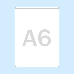 Sobres rectangulares, autoadhesivos A6  | lado estrecho  | sin altura de llenado  | PP 