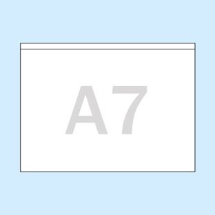 Sobres rectangulares, autoadhesivos A7  | lado ancho  | sin altura de llenado  | PP 