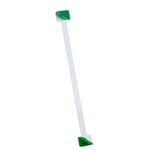 Wobbler para estantería, aluminio, 195 mm, permanente 