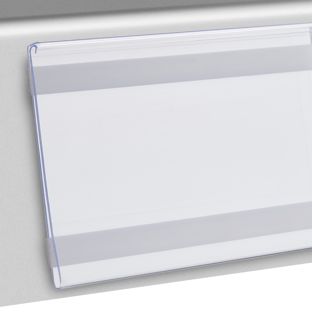 Regleta portaprecios DBR autoadhesiva con enganche en C 
