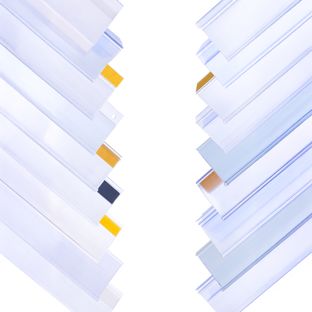 Regletas portaprecios kit de prueba, alemán e inglés 