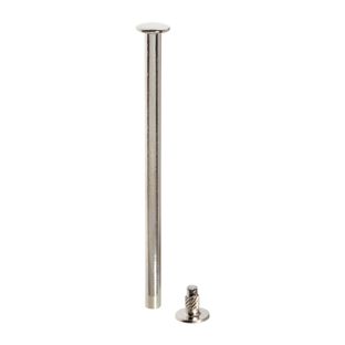 Tornillos para encuadernar con cabezal de inserción a presión, niquelados 90 mm