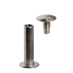 Tornillos para encuadernar, acero inoxidable 20 mm