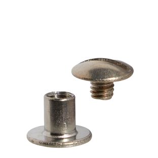 Tornillos para encuadernar, acero inoxidable 5 mm