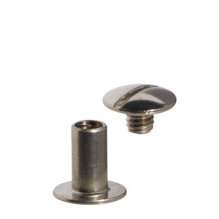 Tornillos para encuadernar, acero inoxidable 10 mm