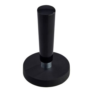 Imanes revestidos de goma con mango 31 mm | negro  |  
