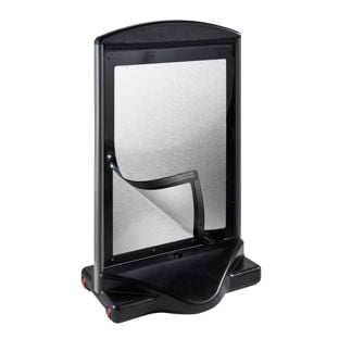 Caballete publicitario ICON A1 para exterior, negro 