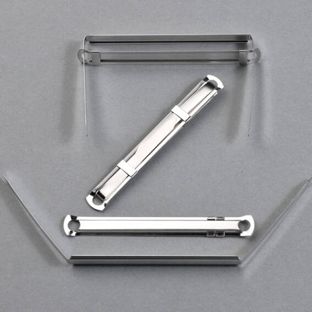 Fásteners con barra compresora deslizantes, niquelado 