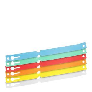 Llaveros cinta para identificación, película de HDPE 