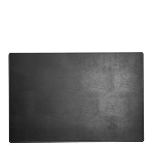 Alfombrilla escritorio cuero, negro 