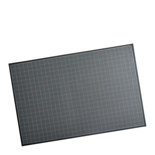 Tapete de corte XL, 150 x 100 cm, superficie autocurativa, cuadrícula negro 