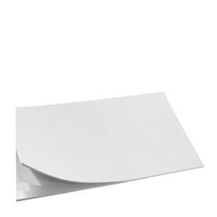 Alfombrilla escritorio, A2, blanco, 30 hojas, papel 