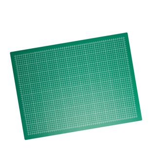 Tapete de corte, A2, 60 x 45 cm, superficie autocurativa, cuadrícula verde|negro 