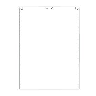 Fundas protectoras, 210 x 297, lado estrecho abierto, transparente 