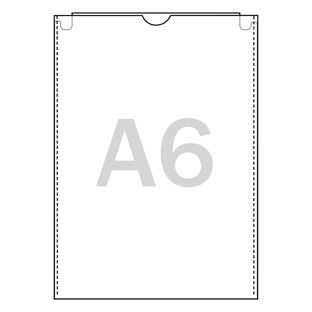 Fundas protectoras, transparente A6