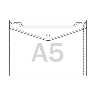 Sobre para documentos para contenido A5, lámina de PP de 180 µm 