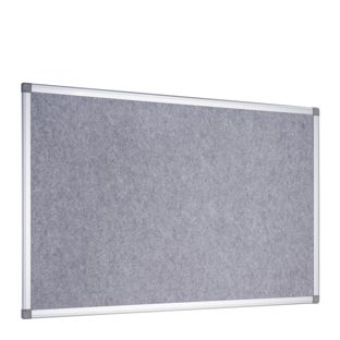 Tablero de fieltro con marco de aluminio, 60 x 90 cm null