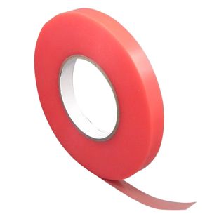 Cinta adhesiva de PET de doble cara, adhesivo de acrilato fuerte, cubierta de lámina roja, TLM21 