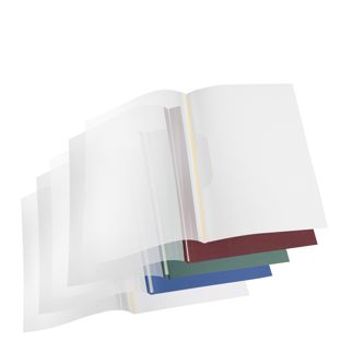 Carpetas térmicas para encuadernación A4, solapa de archivado, cartón, blanco 