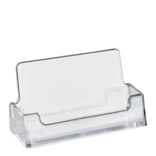 Porta tarjetas de visita, 1 compartimento, formato horizontal, poliestireno, Taymar 