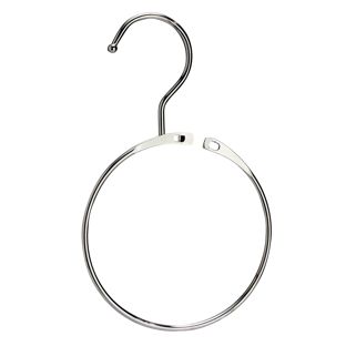 Anillos para colgar mercadería con gancho, 80 mm, niquelados 