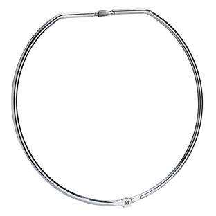 Anillo para colgar mercadería, 160 mm, cierre a rosca, niquelados 