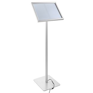 Expositor informativo LED A3 con marco abatible 