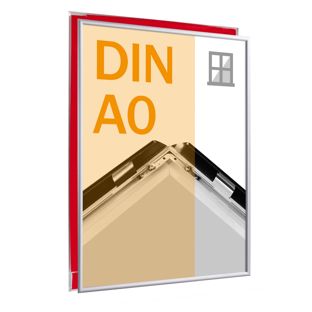 Marco abatible para escaparates A0 