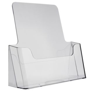 Portafolletos, poliestireno, transparente PTXF 1 x A4