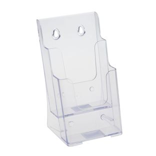 Portafolletos de pared/de pie, poliestireno, transparente PTXC 2 x 1/3 A4 