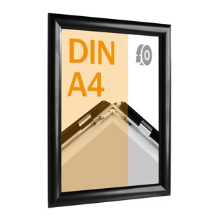 Marco abatible para contenido A4, aluminio, autoadhesivo null | null