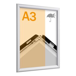 Marco abatible para contenido A3, aluminio, impermeable null