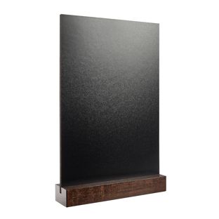 Pizarra de mostrador negro|marrón oscuro  | A4 - 210 x 297 mm 