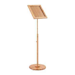 Expositor informativo BAMBOO A4, altura ajustable 