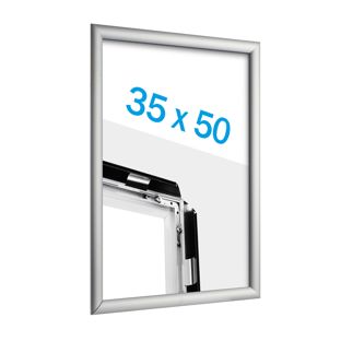 Marco abatible, aluminio, B3 25 mm 