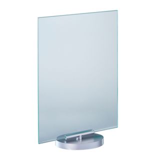 Soporte en T, giratorio, metacrilato con aspecto de cristal y base 