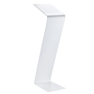 Expositor de suelo metacrilato CAPTION Pro A4 blanco  | brillante  | 3 unidad por Caja (best price) 