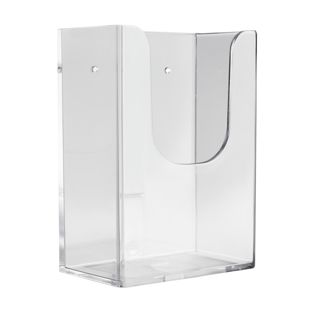 Portafolletos de pared, extra profundo, poliestireno, transparente PTXH, 1 x 1/3 A4 
