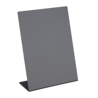 Pizarra de mesa en L, negra A6 - 105 x 148 mm  | formato vertical 
