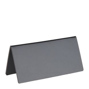 Pizarra de mesa triangular, negra 